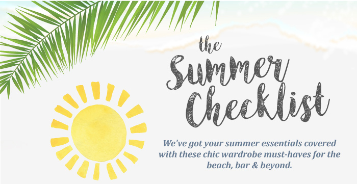 The Summer Checklist